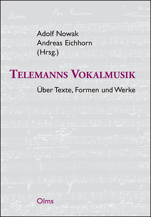 Buchcover Telemanns Vokalmusik