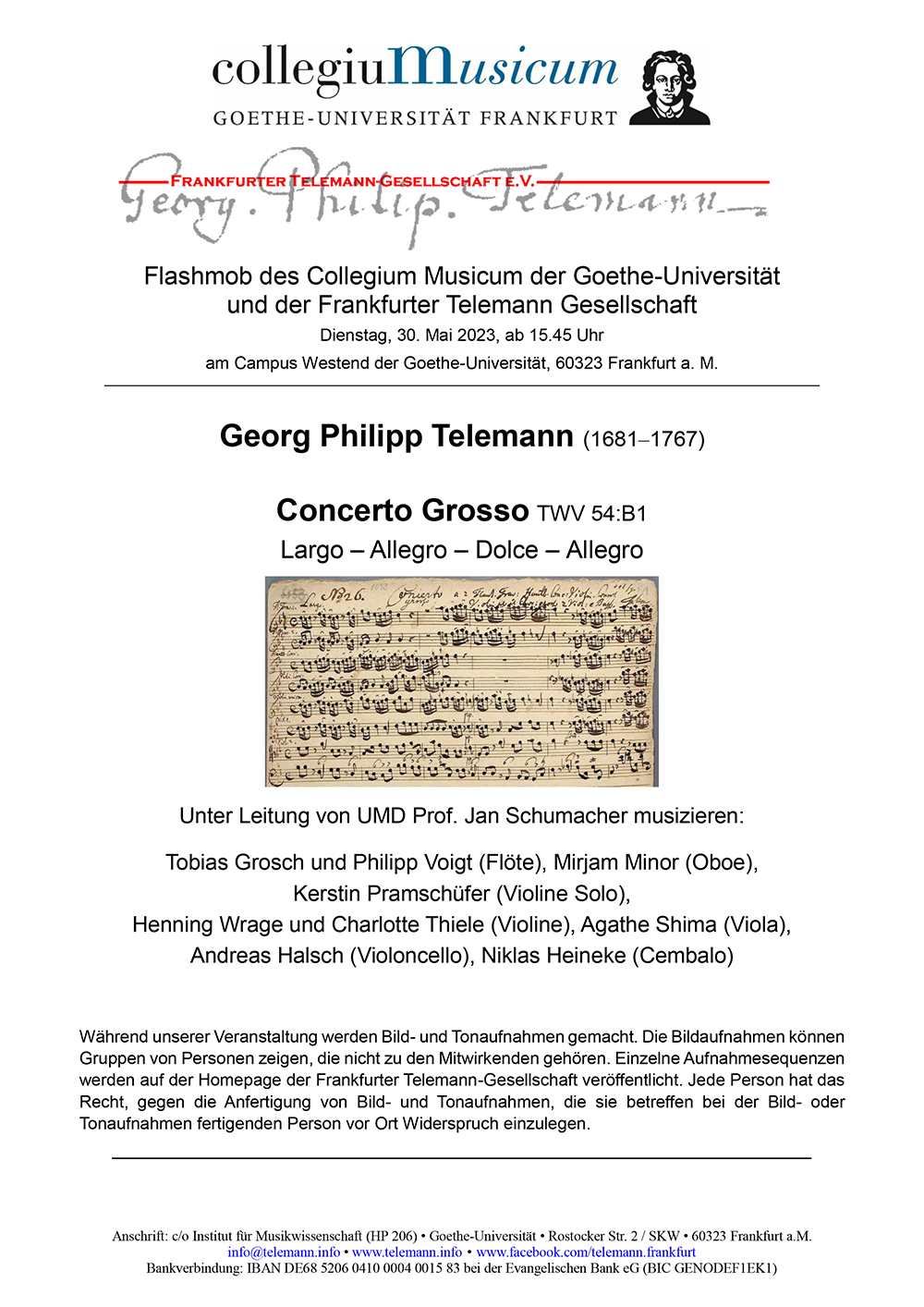 Flashmob-Flyer Flyer Flasmob 2023-05-30 mit Partitur